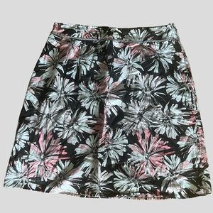 Liz Claiborne floral skirt with zipper